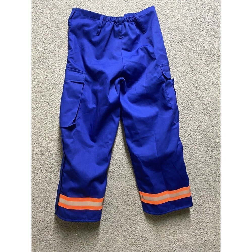 Topps Safety Apparel Blue Fire Fighter Pants Men's 32x26